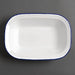 Olympia Enamel Dishes Rectangular 280 x 190mm (6 Pack) Olympia