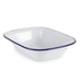 Olympia Enamel Dishes Rectangular 280 x 190mm (6 Pack) Olympia