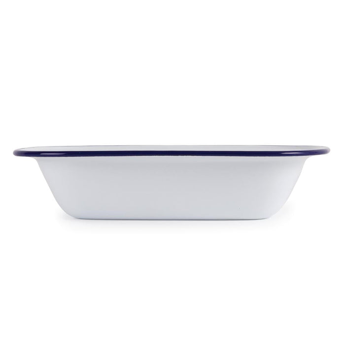 Olympia Enamel Dishes Rectangular 280 x 190mm (6 Pack) Olympia