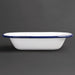 Olympia Enamel Pie Dishes Rectangular 180 x 135mm (6 Pack) Olympia