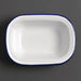 Olympia Enamel Pie Dishes Rectangular 180 x 135mm (6 Pack) Olympia
