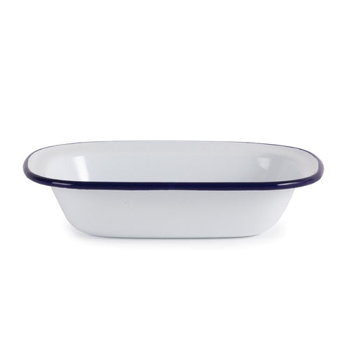 Olympia Enamel Pie Dishes Rectangular 180 x 135mm (6 Pack) Olympia