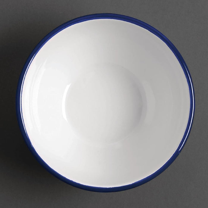 Olympia Enamel Bowls 155mm (6 Pack) Olympia