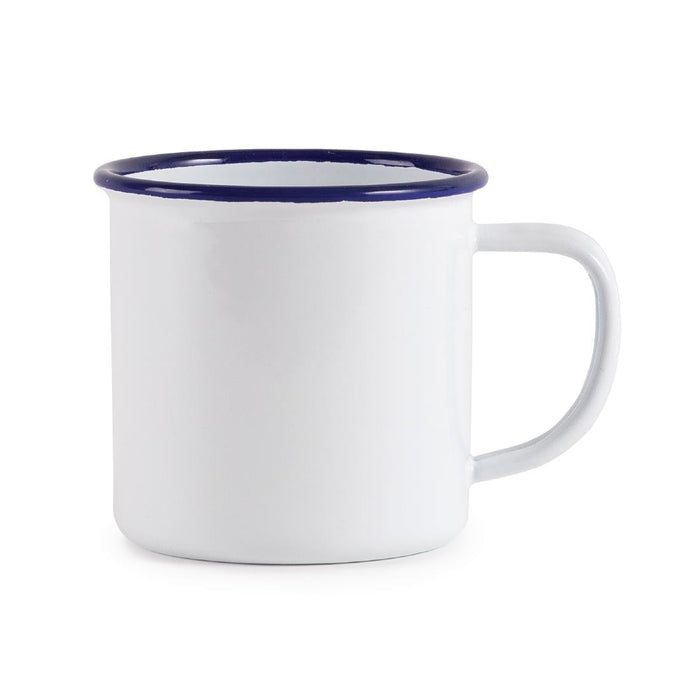 Olympia Enamel Mugs 350ml (6 Pack) Olympia