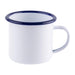 Olympia Enamel Mugs 350ml (6 Pack) Olympia