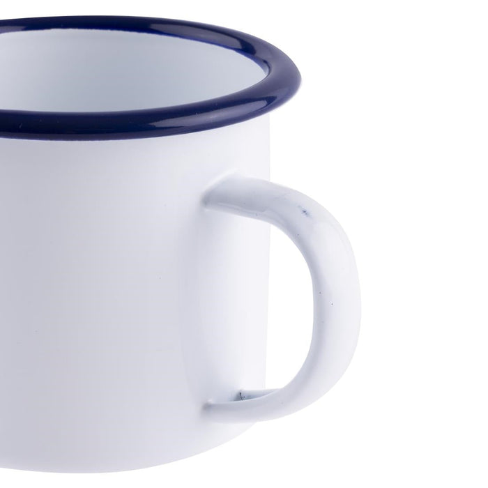 Olympia Enamel Mugs 350ml (6 Pack) Olympia