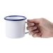 Olympia Enamel Mugs 350ml (6 Pack) Olympia