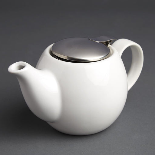 Olympia Cafe Teapot White 510ml 17.2fl oz Olympia