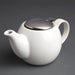 Olympia Cafe Teapot White 510ml 17.2fl oz Olympia