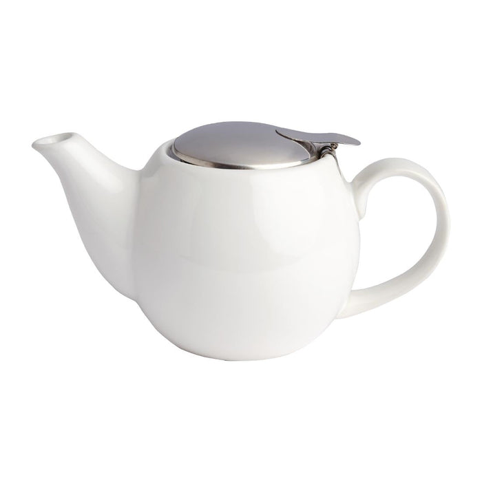 Olympia Cafe Teapot White 510ml 17.2fl oz Olympia