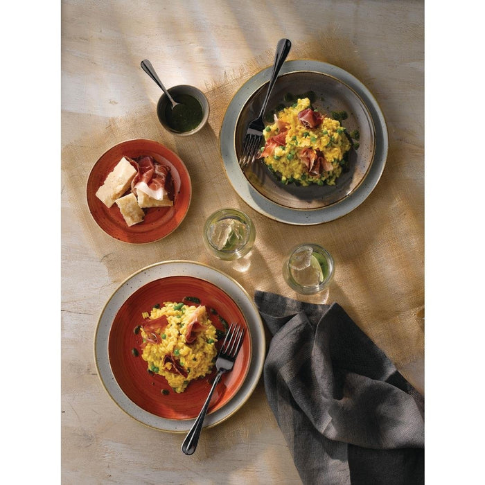 Churchill Stonecast Round Coupe Plate Duck Egg Blue 295mm (12 Pack) Churchill