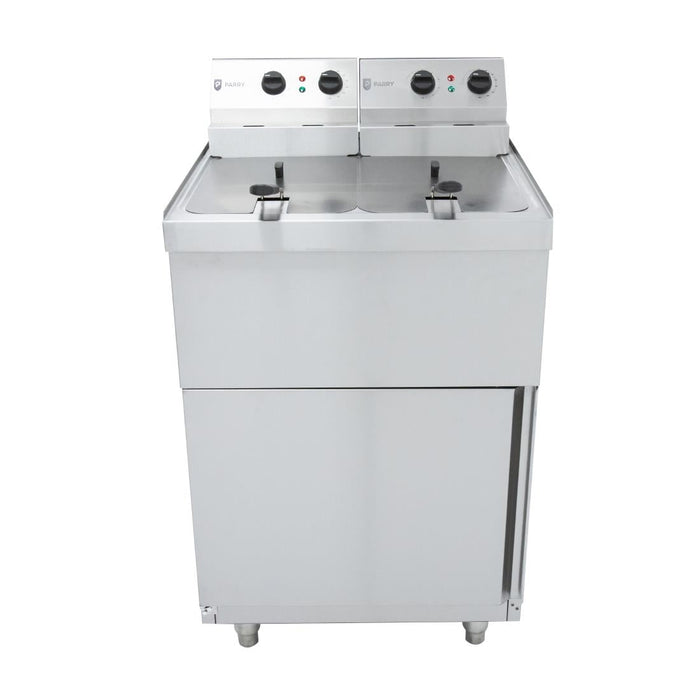 Parry Twin Tank Twin Basket Free Standing Electric Fryer NPDPF6 Parry