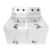 Parry Twin Tank Twin Basket Countertop Electric Fryer NPDF3 Parry