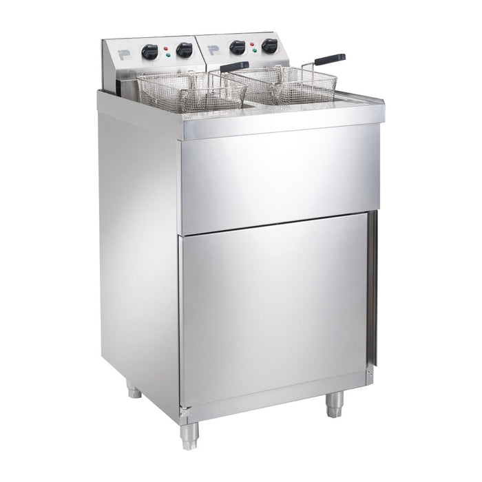 2x9kW. Oil Capacity: 2x9Ltr. Chip Output: up to 84kg/hr