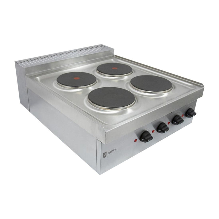 7kW. 4 Hotplates - 2x 1.5kW, 2x 2kW
