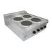 7kW. 4 Hotplates - 2x 1.5kW, 2x 2kW