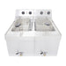 Parry Twin Tank Twin Basket Countertop Electric Fryer NPDF6 Parry