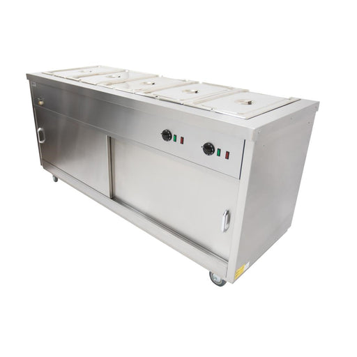 Parry Bain Marie Topped Mobile Hot Cupboard HOT18BM Parry