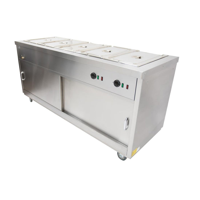 Parry Bain Marie Topped Mobile Hot Cupboard HOT18BM Parry