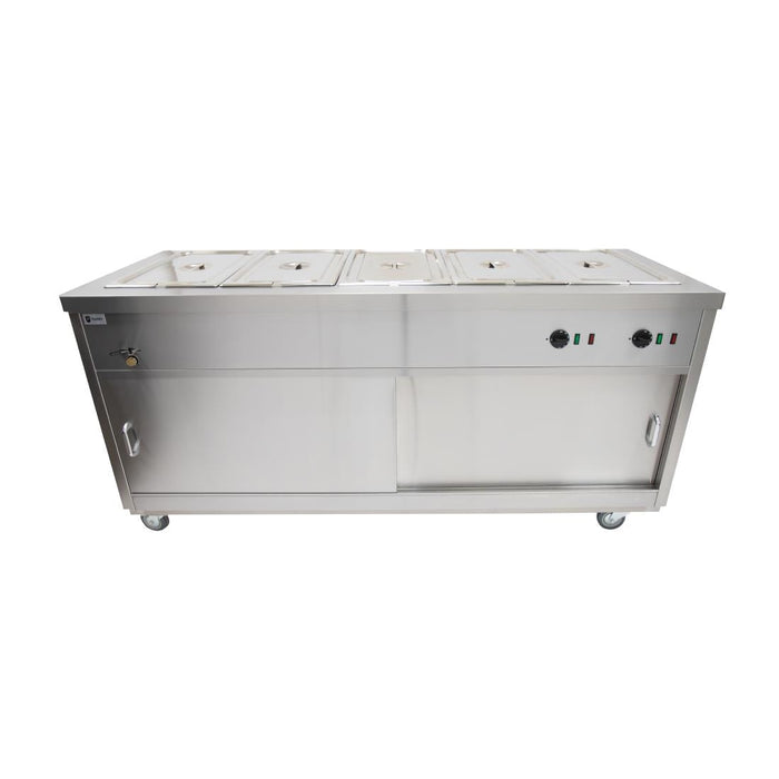 Parry Bain Marie Topped Mobile Hot Cupboard HOT18BM Parry