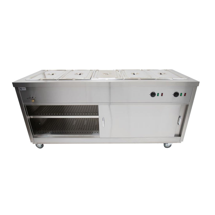 Parry Bain Marie Topped Mobile Hot Cupboard HOT18BM Parry