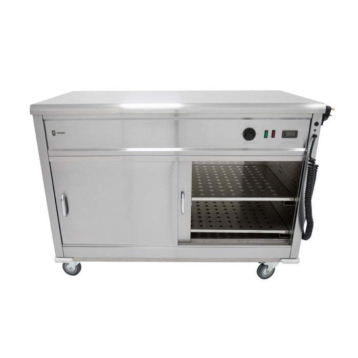 Parry Mobile Hot Cupboard with Flat Top MSF12 Parry
