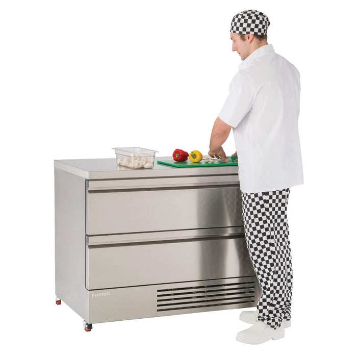 Foster FlexDrawer 2 Drawer Counter Fridge/Freezer FFC6-2 Foster Refrigerator