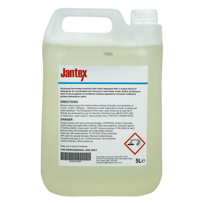 Jantex Pro Hard Water Dishwasher Detergent 5Ltr Jantex