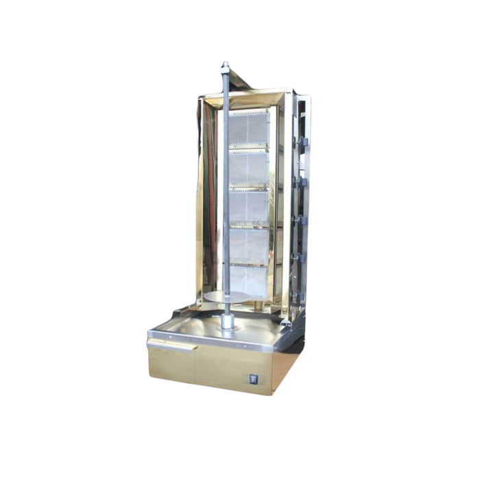 Doner Machine - 4 Burner - Natural Gas or LPG - Gold - 500x600x1100mm - DMG4BG