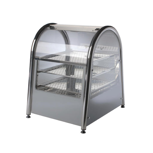 3 Tier. Capacity: 80 potatoes. Back and Self Service