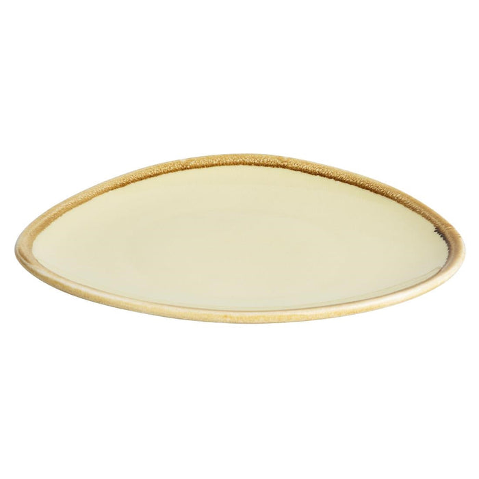 Olympia Kiln Triangular Side Plate Sandstone 165mm (6 Pack) Olympia