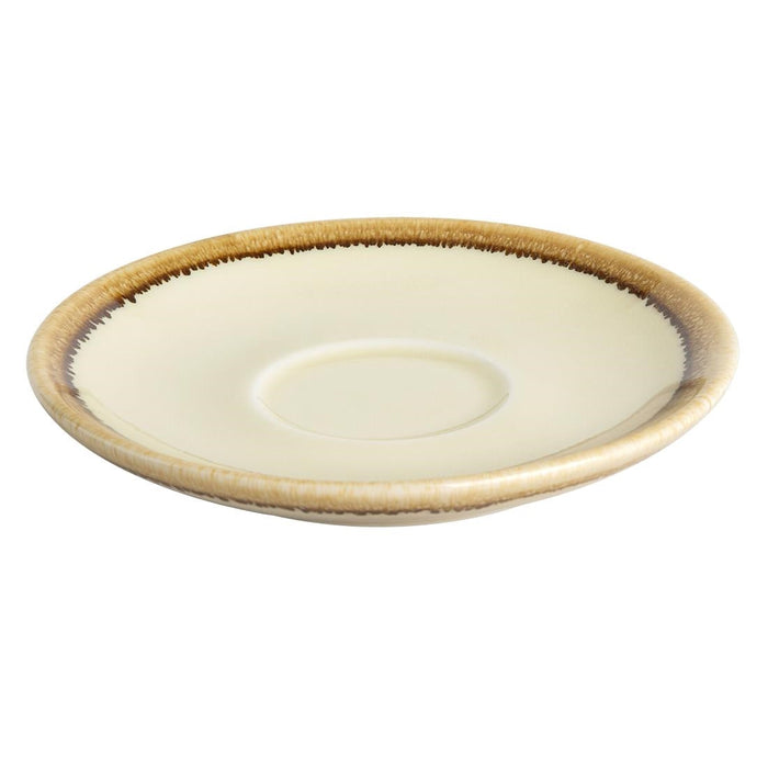 Olympia Kiln Espresso Saucer Sandstone 115mm (6 Pack) Olympia