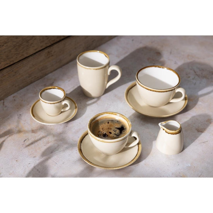 Olympia Kiln Cappuccino Cup Sandstone 230ml (6 Pack) Olympia