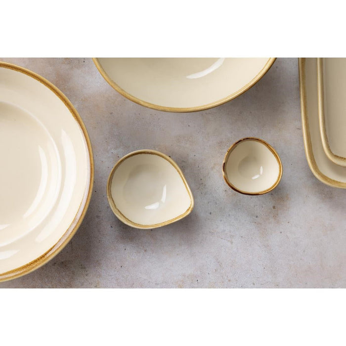 Olympia Kiln Round Bowl Sandstone 140mm (6 Pack) Olympia