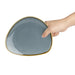 Olympia Kiln Triangular Side Plate Ocean 165mm (6 Pack) Olympia