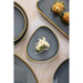 Olympia Kiln Triangular Side Plate Ocean 165mm (6 Pack) Olympia
