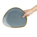 Olympia Kiln Triangular Side Plate Ocean 230mm (6 Pack) Olympia