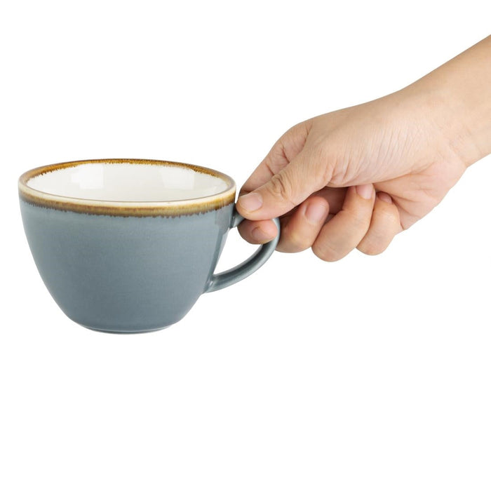 Olympia Kiln Cappuccino Cup Ocean 340ml (6 Pack) Olympia