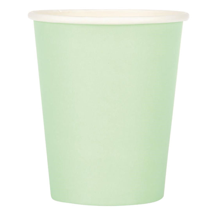 Fiesta Recyclable Coffee Cups Single Wall Turquoise 225ml / 8oz (50 Pack) Fiesta Recyclable