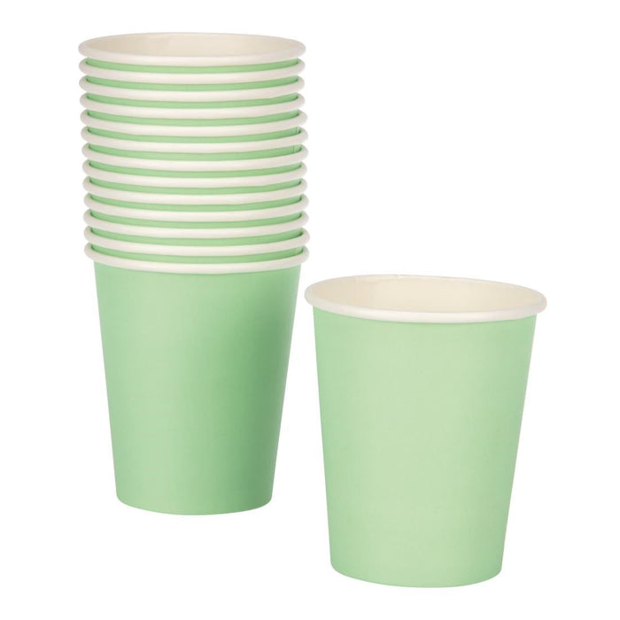 Fiesta Recyclable Coffee Cups Single Wall Turquoise 225ml / 8oz (50 Pack) Fiesta Recyclable