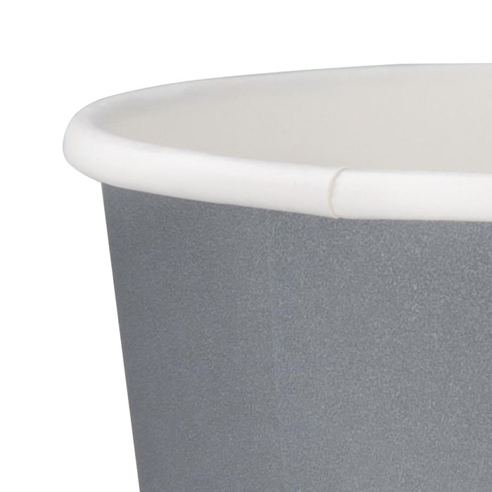 Fiesta Recyclable Coffee Cups Single Wall Charcoal 340ml / 12oz (1000 Pack) Fiesta Recyclable