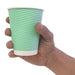Fiesta Recyclable Coffee Cups Ripple Wall Turquoise 340ml / 12oz (500 Pack) Fiesta Recyclable