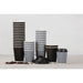 Fiesta Recyclable Coffee Cup Lids Black 340ml / 12oz & 455ml / 16oz (1000 Pack) Fiesta Recyclable