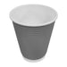 Fiesta Recyclable Coffee Cups Ripple Wall Charcoal 340ml / 12oz (25 Pack) Fiesta Recyclable