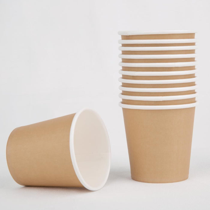 Fiesta Recyclable Espresso Cups Single Wall Kraft 114ml (1000 Pack) Fiesta Recyclable