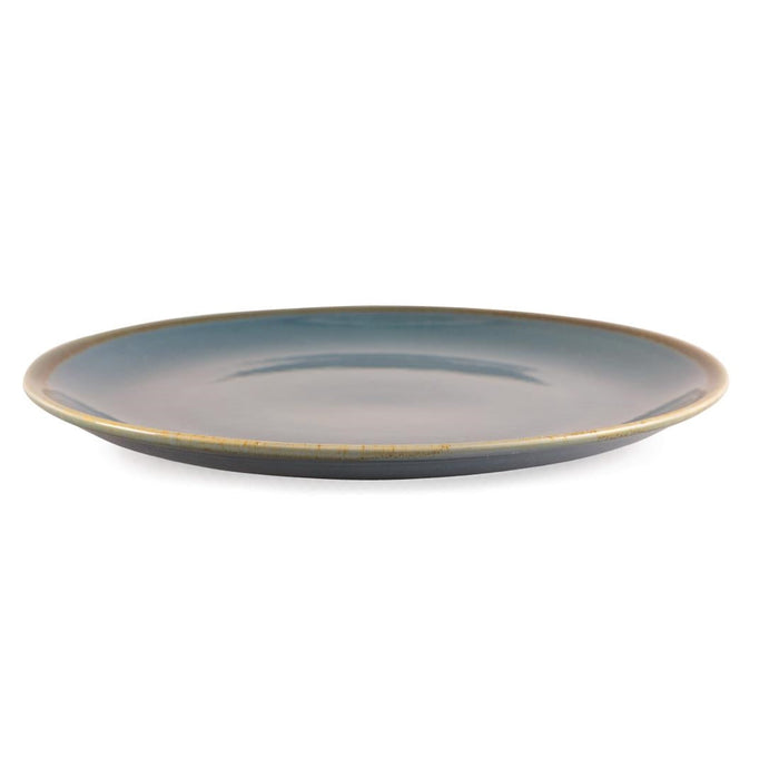 Olympia Kiln Round Plates Ocean 280mm (4 Pack) Olympia
