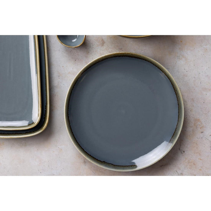 Olympia Kiln Round Plates Ocean 280mm (4 Pack) Olympia