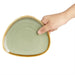 Olympia Kiln Triangular Side Plate Moss 165mm (6 Pack) Olympia