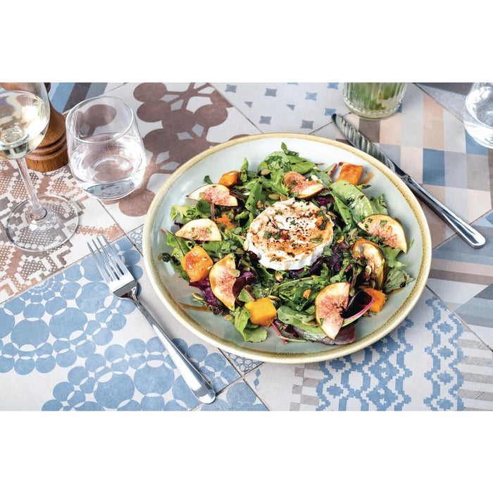 Olympia Kiln Round Coupe Plate Moss 230mm (6 Pack) Olympia