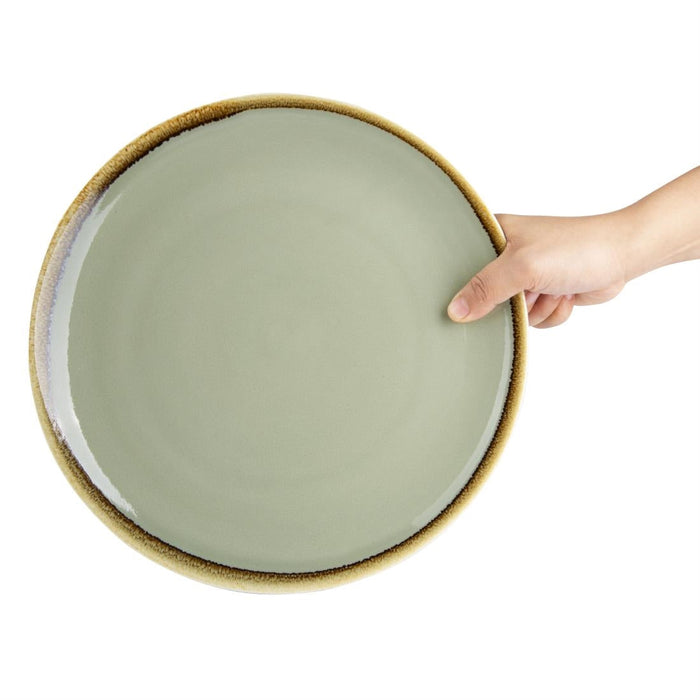 Olympia Kiln Round Plate Moss 280mm (4 Pack) Olympia